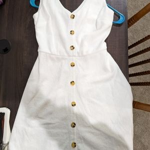 XS white dress